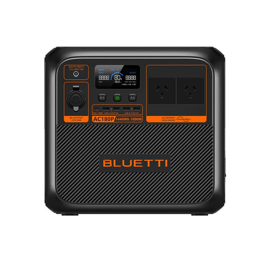 BLUETTI AC180P Solar Portable Power Station | 1,800W 1,440Wh - pvtoev