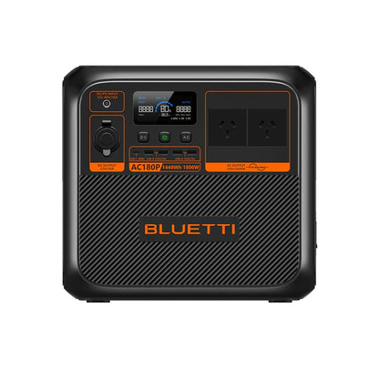 BLUETTI AC180P Solar Portable Power Station | 1,800W 1,440Wh - pvtoev