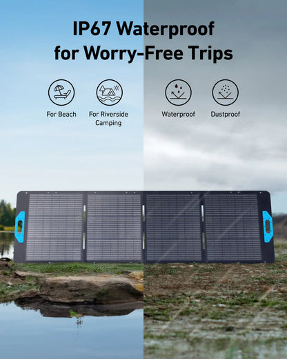 Anker SOLIX PS200 Portable Solar Panel - pvtoev