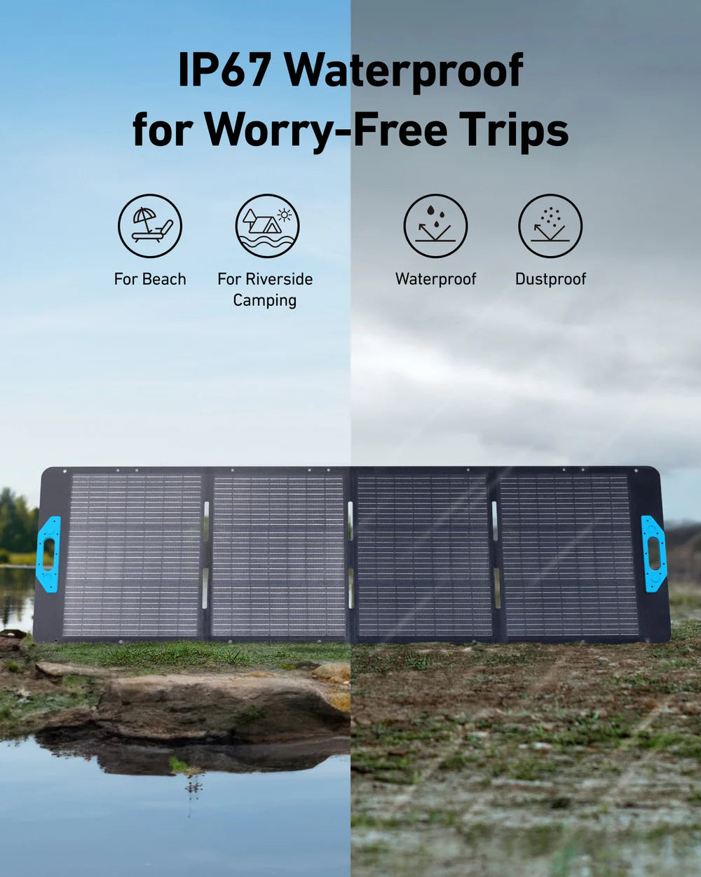 Anker SOLIX PS400 Portable Solar Panel - pvtoev