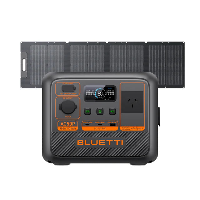BLUETTI AC50P Portable Power Station | 700W 504Wh - pvtoev