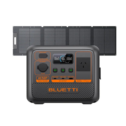 BLUETTI AC50P Portable Power Station | 700W 504Wh - pvtoev