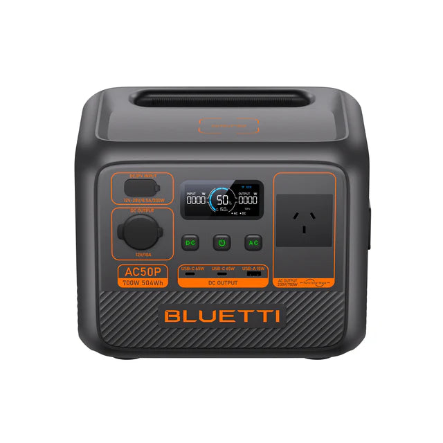 BLUETTI AC50P Portable Power Station | 700W 504Wh - pvtoev