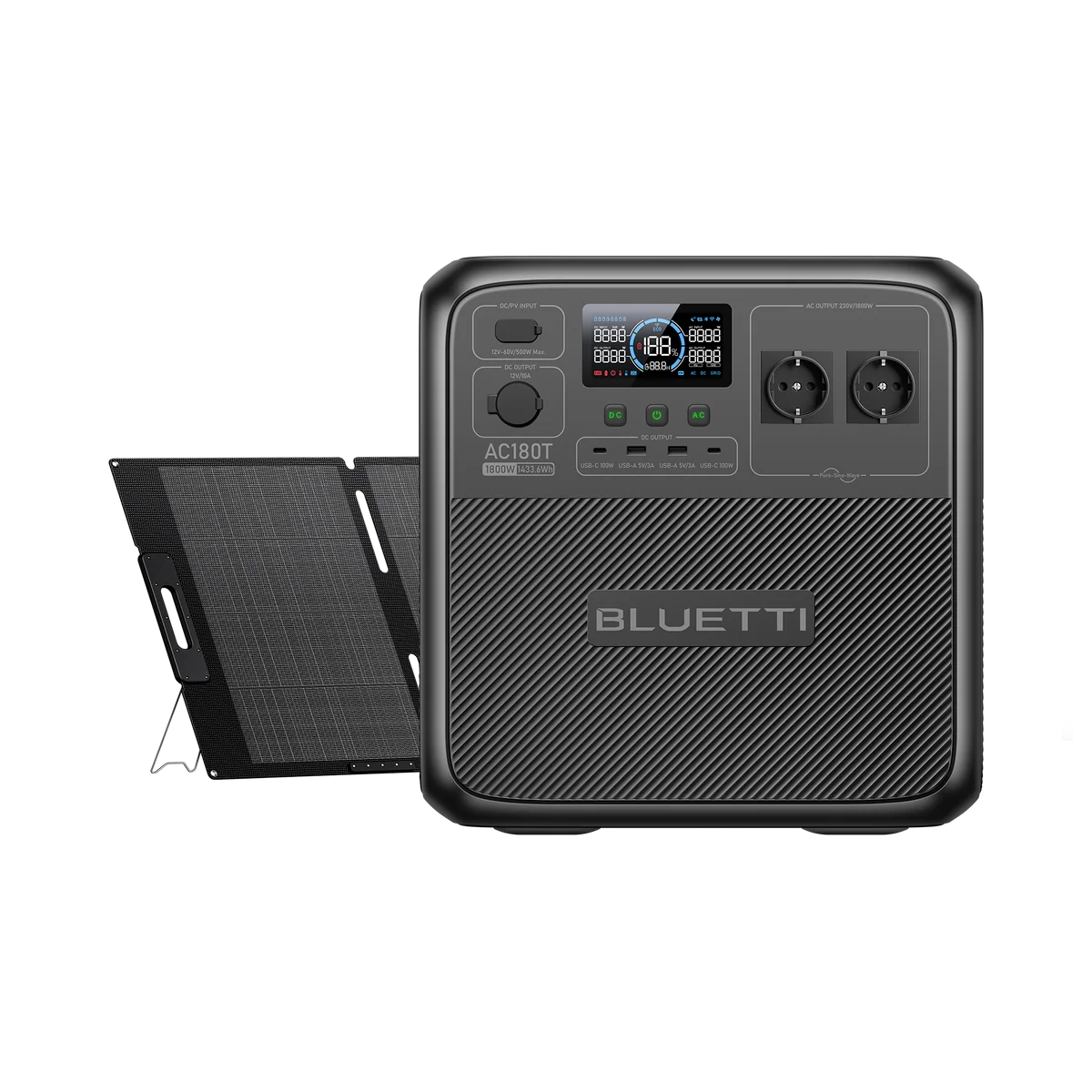 BLUETTI AC180T Portable Power Station - 1,433.6Wh | 1800W