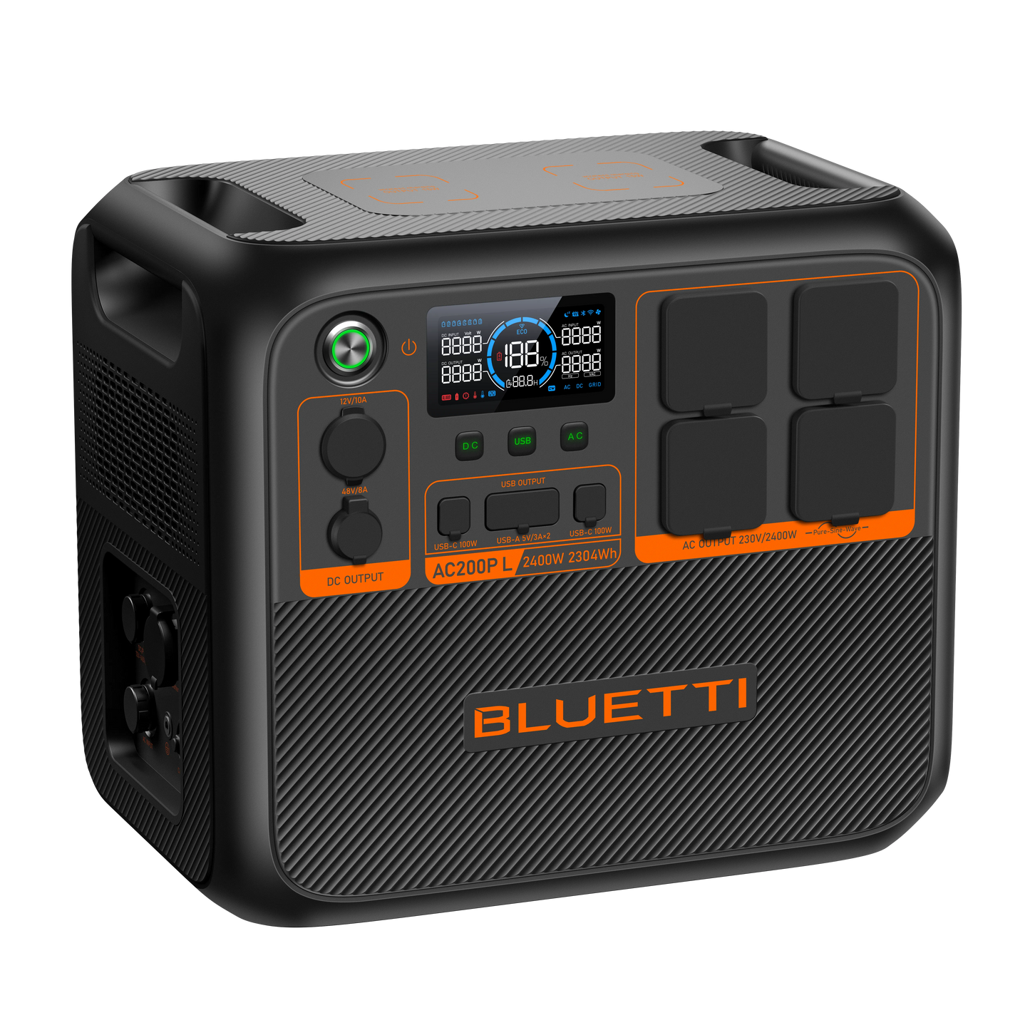 BLUETTI AC200PL Portable Power Station - 2,304Wh | 2,400W