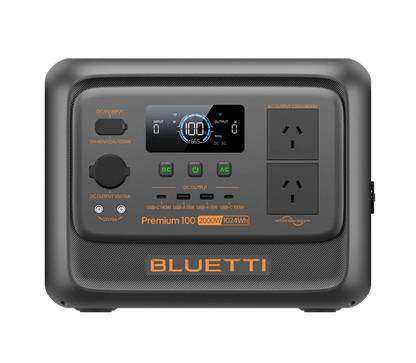 BLUETTI Premium 100 V2 Portable Power Station | 2,000W 1,024Wh - pvtoev