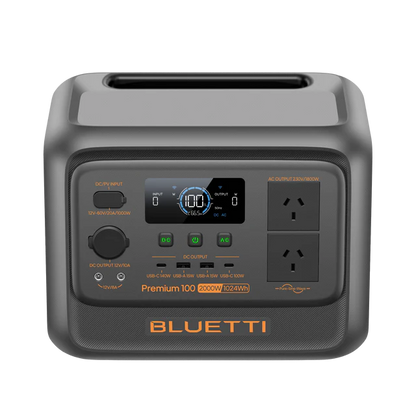BLUETTI Premium 100 V2 Portable Power Station | 2,000W 1,024Wh - pvtoev