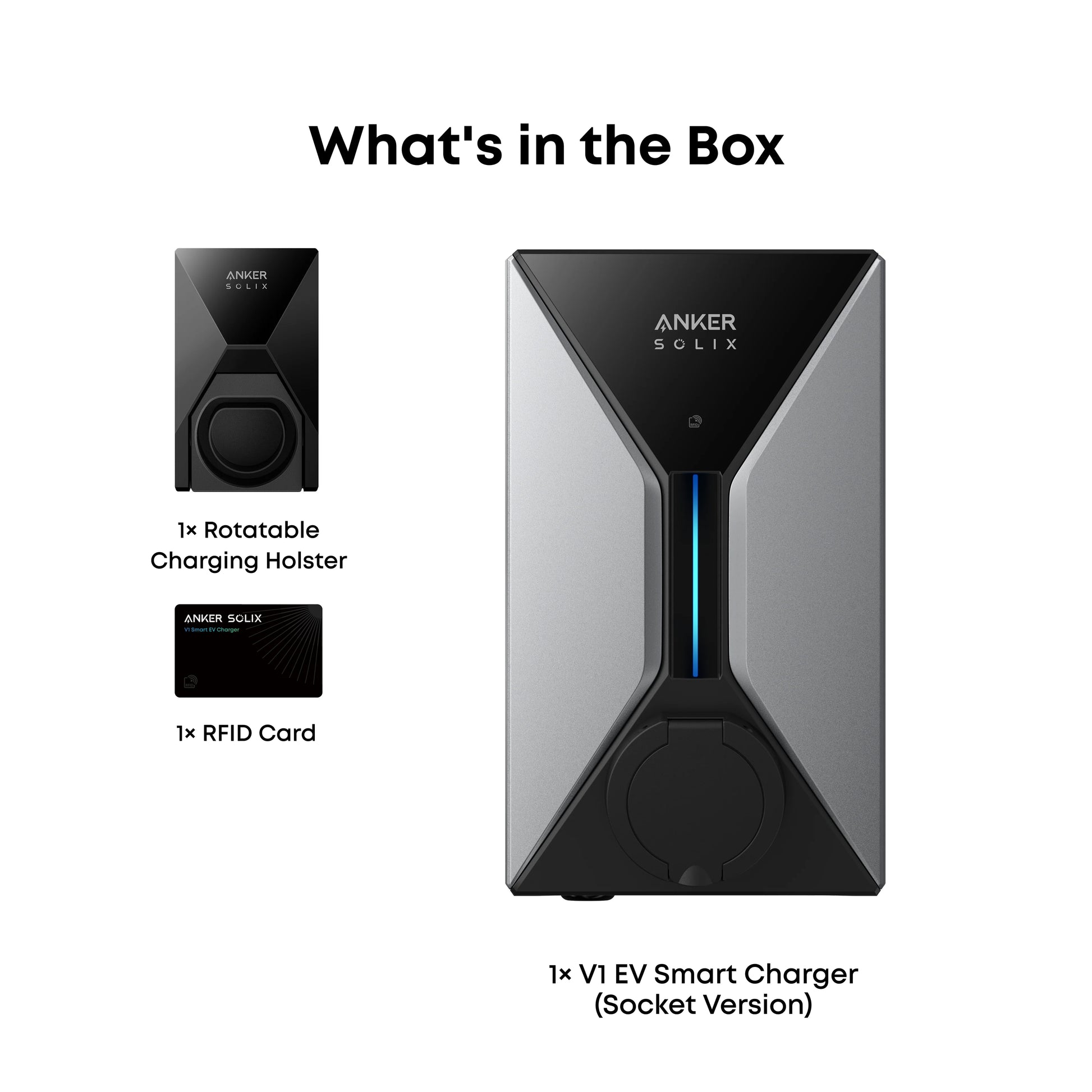 Anker SOLIX V1 – 7.4kW Smart EV Charger System - pvtoev
