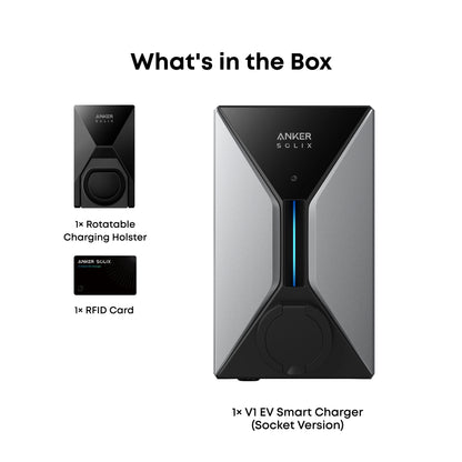 Anker SOLIX V1 – 7.4kW Smart EV Charger System - pvtoev