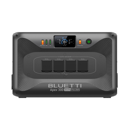 BLUETTI Apex 300 Power Station | 3,840W 2,764.8Wh - pvtoev