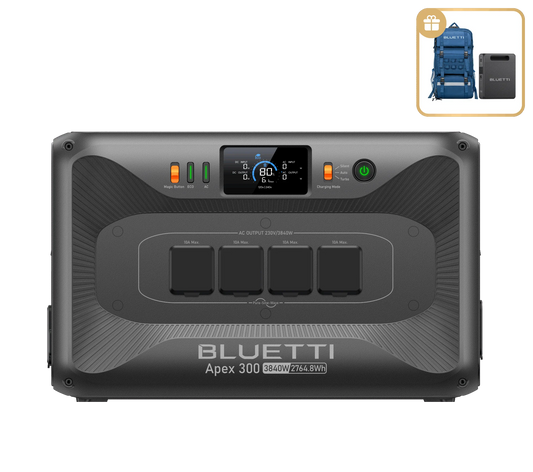 BLUETTI Apex 300 Power Station | 3,840W 2,764.8Wh - pvtoev