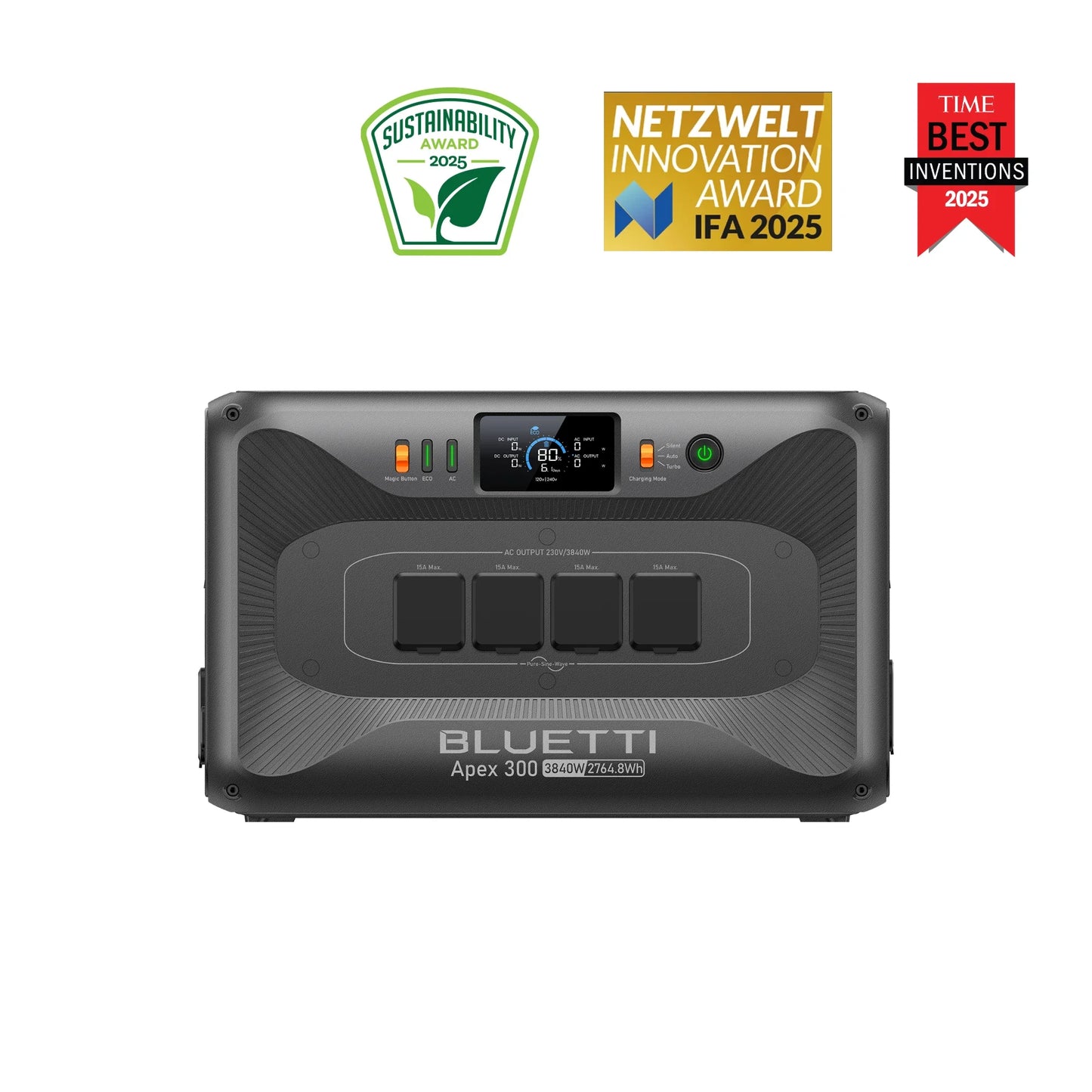 BLUETTI Apex 300 Power Station | 3,840W 2,764.8Wh - pvtoev