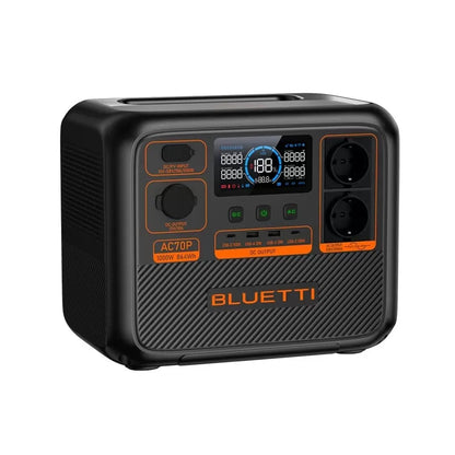 BLUETTI AC70P Portable Power Station - 864Wh | 1,000W