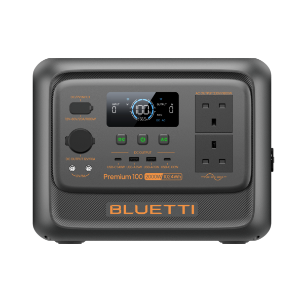 BLUETTI Premium 100 V2 Portable Power Station - 1,024Wh | 1800W