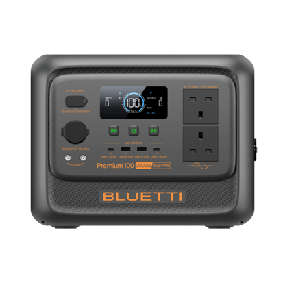 BLUETTI Premium 100 V2 Portable Power Station - 1,024Wh | 1800W